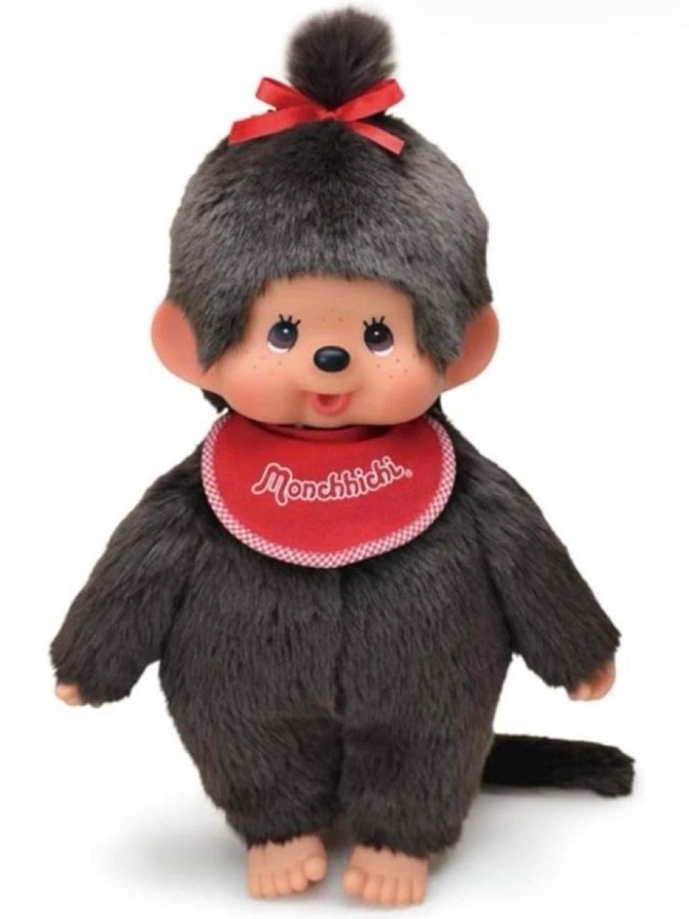 Brown Jumbo Monchhichi Girl